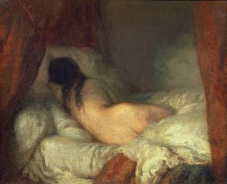 Reclining Female Nude von Jean-François Millet