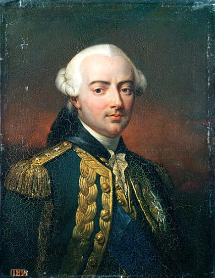 Portrait of Charles Henri (1729-94) Count of Estaing von Jean Pierre Franque