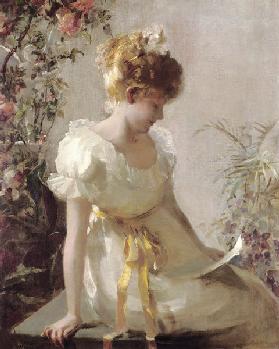 The Love Letter (oil on canvas) 1886