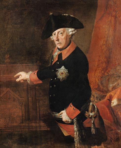 Frederick II The Great of Prussia, c.1763 von J.H.C. Franke