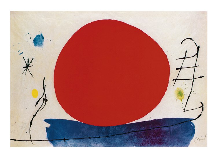 Senzo titolo, 1967 - (JM-254) von Joan Miró