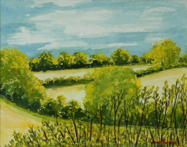 August Landscape, Suffolk von Joan  Thewsey