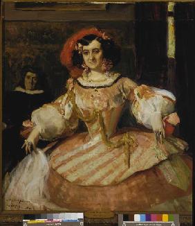 Bildnis der Maria Guerrero. 1906