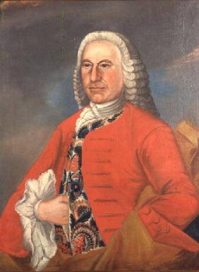 Portrait of Justitstraad Bonde Simonsen 1756