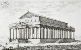 The Temple of Diana at Ephesus, Turkey, from 'Entwurf einer historischen Architektur' 1721