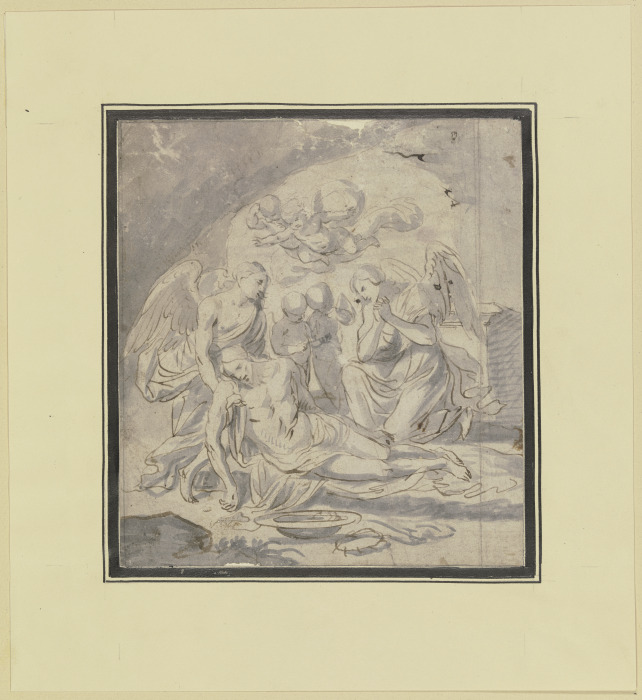 Engel klagen über dem Leichnam Christi von Johann Christoph Storer