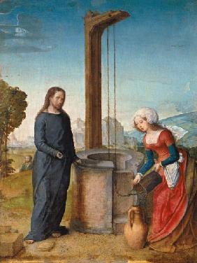 Christus und die Samariterin am Brunnen 1519(?)