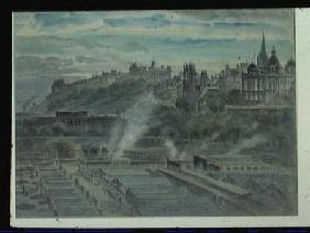 Edinburgh from near St. Anthony's Chapel on the North-west Shoulder of Arthur's Seat