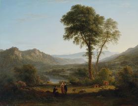 At Matlock - mist rising 1814