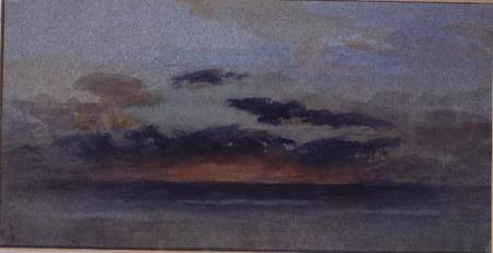 Stormy Sunset von John Ruskin