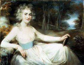 Portrait of Miss Harriet Read 1789 stel