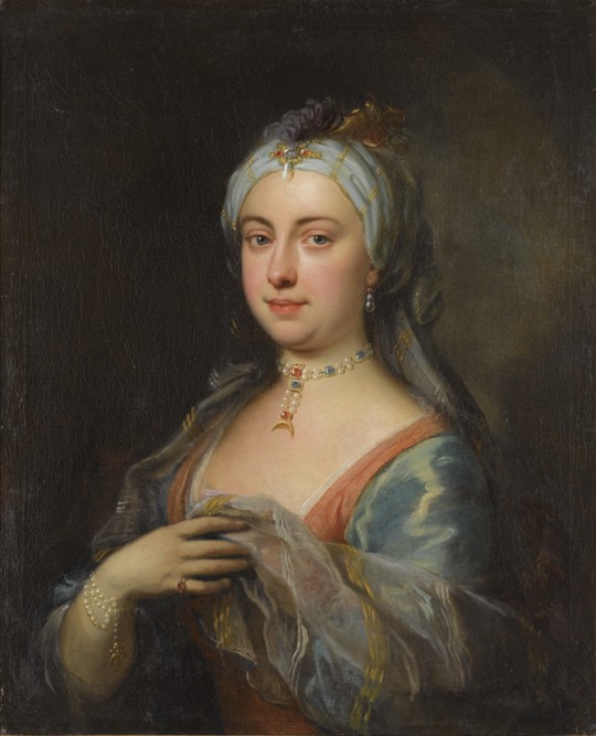 Porträt von Lady Mary Wortley Montagu (1689-1762) von Joseph Highmore