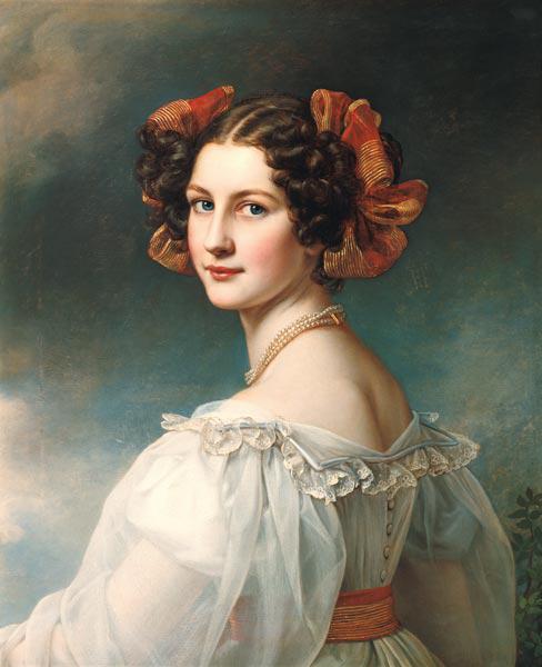 Auguste Hilber, geb.Strobl Aus der Schönheitengalerie König Ludwigs I. von Bayern 1827