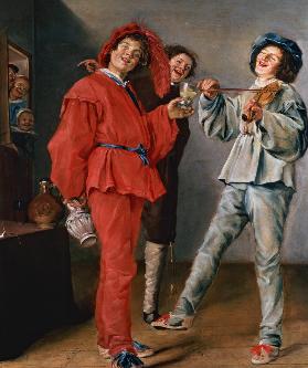 Three Boys Merry-making c.1629
