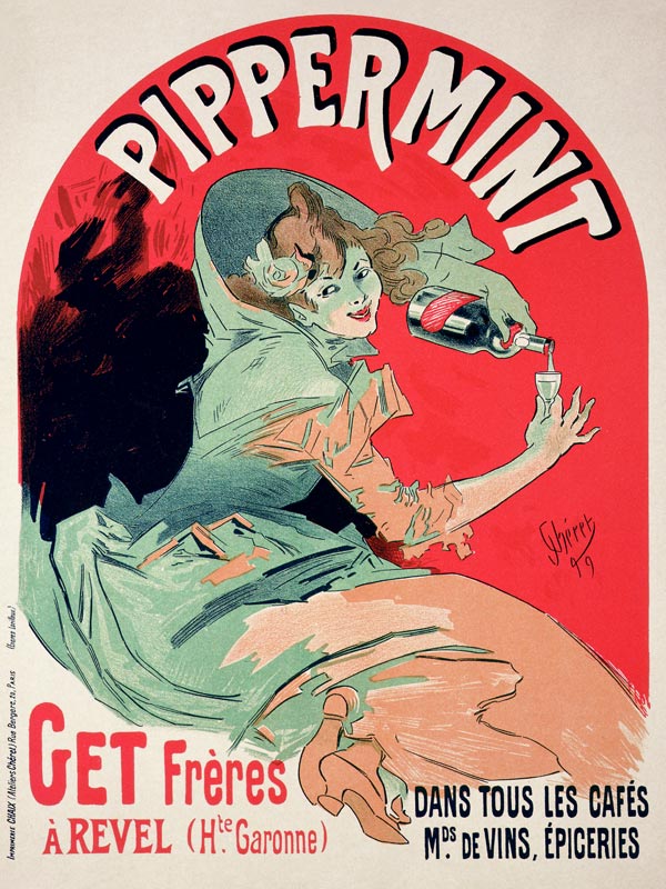 Pippermint (Werbeplakat) von Jules Chéret