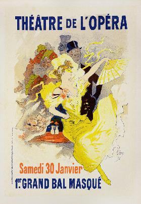 Théatre de l'opéra. Bal masqué (Plakat)