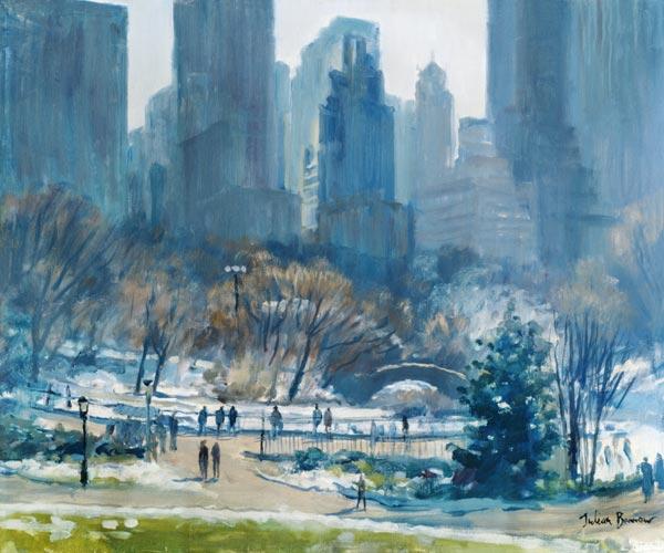 Winter in Central Park, New York 1997