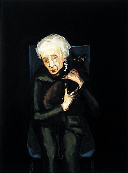 Posthumous Portrait of the Daughter (oil on canvas)  von Julie  Held