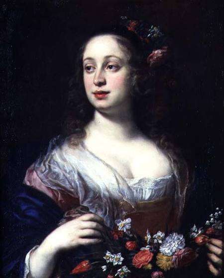 Portrait of Vittoria della Rovere dressed as Flora von Justus Susterman