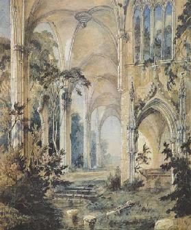 Gotische Kirchenruine 1835