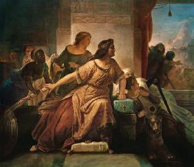 Sagenhafte Königin von Assyrien "Semiramis" 1852
