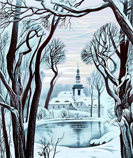 Der Winter. Marienthal Kloster.  von Konstantin Avdeev