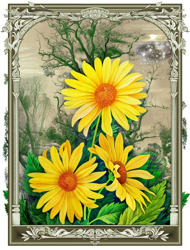 Die gelbe Blumen von Konstantin Avdeev