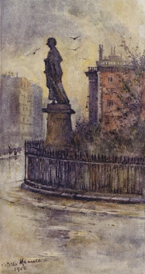 Statue of Pitt, Hanover Square von Lady Victoria Marjorie Harriet Manners
