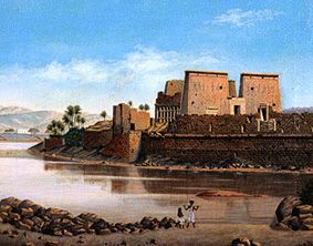Nil-Landschaft (bei Assuan) von Landschaftsmaler