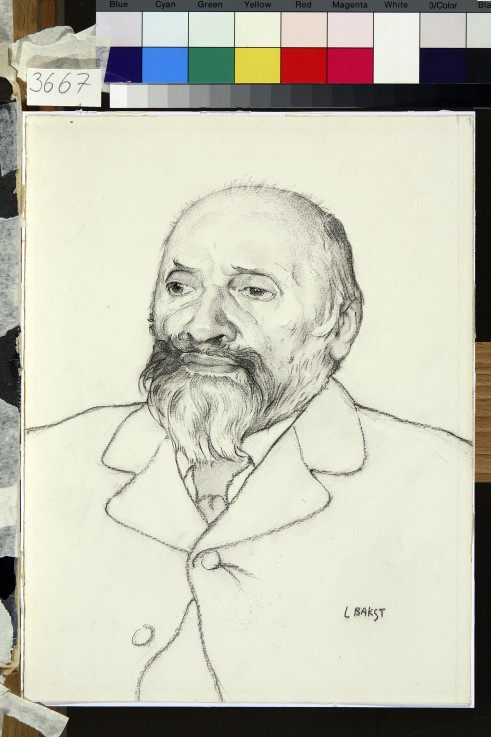 Porträt des Komponisten Mili A. Balakirew (1837-1910) von Leon Nikolajewitsch Bakst