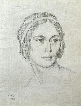 Portrait von Anna Pavlova (1881-1931) 1908
