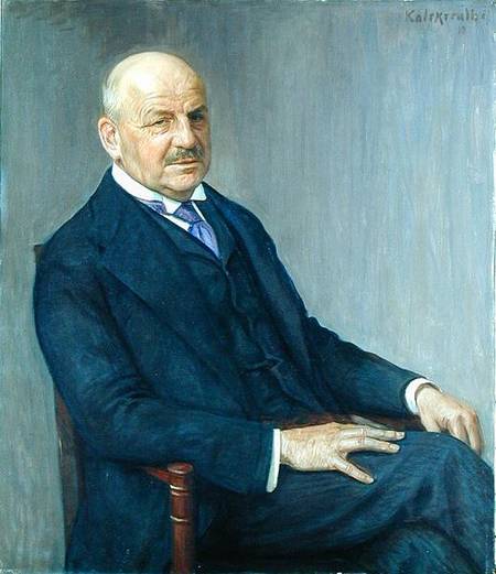 Portrait of Alfred Lichtwark (1852-1914) von Leopold Karl Walter von Kalckreuth