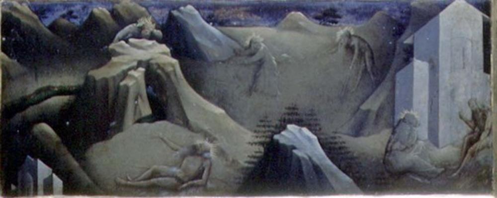 Scenes from the Life of St. Onuphrius (tempera on panel) von Lorenzo  Monaco