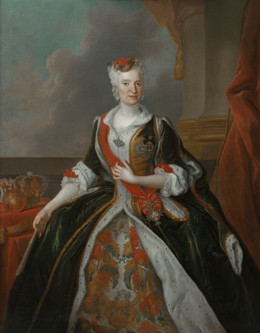 Porträt von Erzherzogin Maria Josepha von Österreich (1699-1757) von Louis de Silvestre