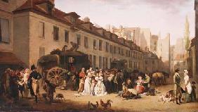 The Arrival of a Stagecoach at the Terminus, rue Notre-Dame-des-Victoires, Paris 1803