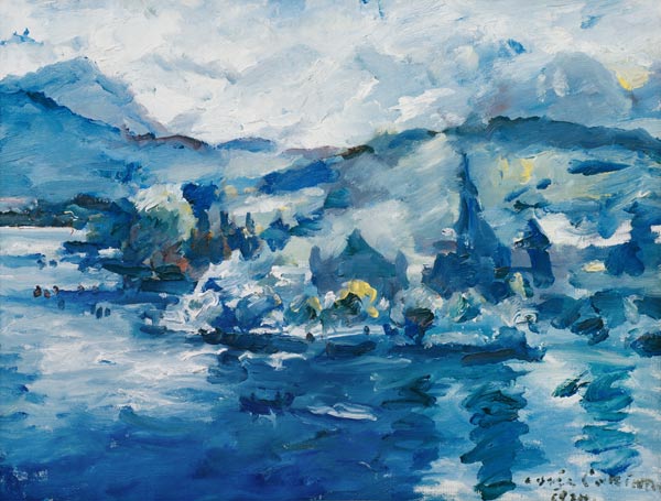 Luzerner See am Nachmittag von Lovis Corinth