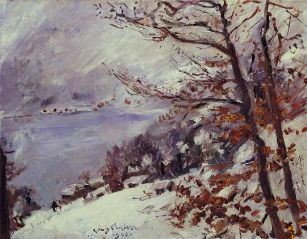 Der Walchensee im Winter 1923