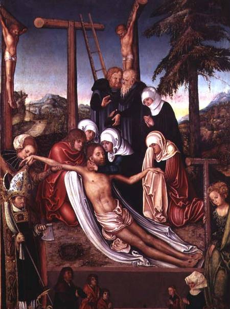 The Lamentation Over the Dead Christ (panel) von Lucas Cranach d. Ä.