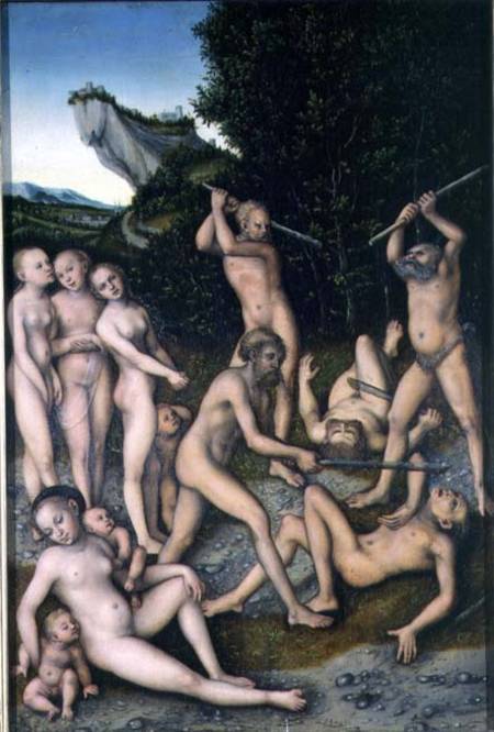 The SIlver Age or The Effects of Jealousy von Lucas Cranach d. Ä.