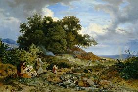 Böhmische Hirtenlandschaft. 1841