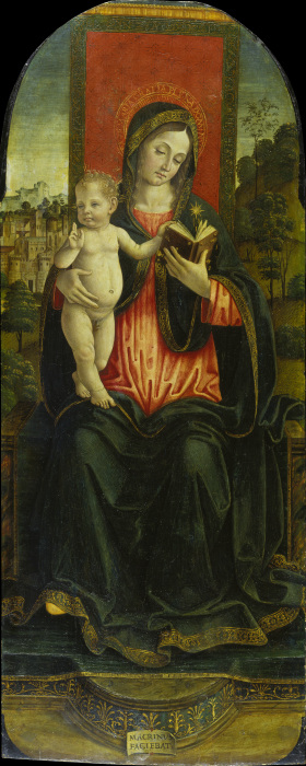 Madonna mit Kind von Macrino d'Alba