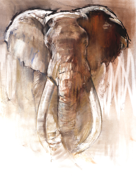 Bull Elephant von Mark  Adlington