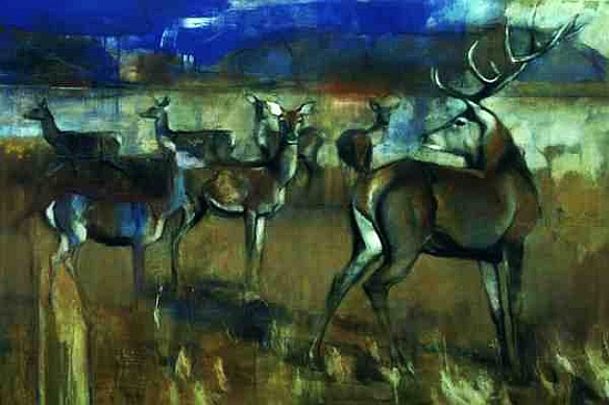 Gathering Deer von Mark  Adlington