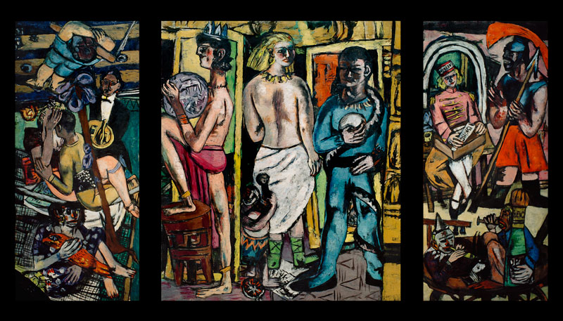 Akrobaten von Max Beckmann