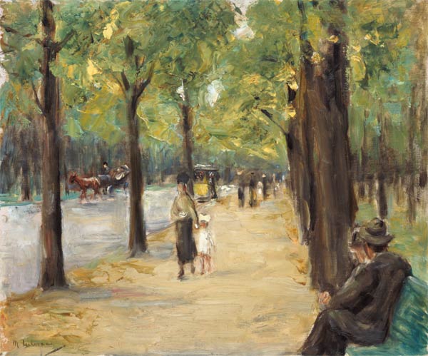 Im Tiergarten Berlin von Max Liebermann