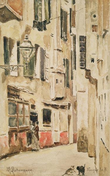 Venetian Street, 1878 (w/c on paper) 15th