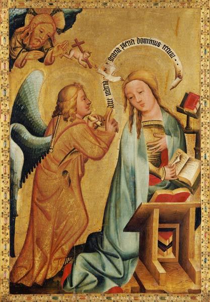 The Annunciation from the High Altar of St. Peter's in Hamburg, the Grabower Altar 1383