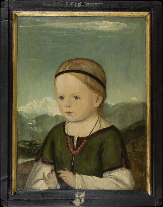 Bildnis der Barbara Thenn (1513-1542) von Meister der Thennschen Kinderbildnisse