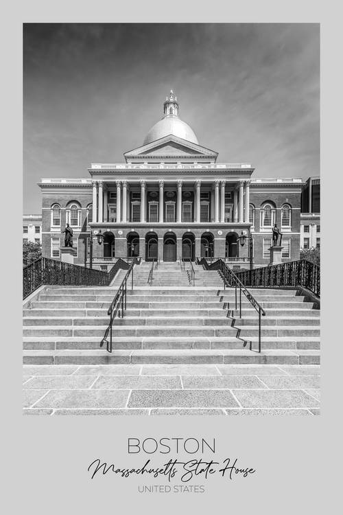 Im Fokus: BOSTON Massachusetts State House  von Melanie Viola