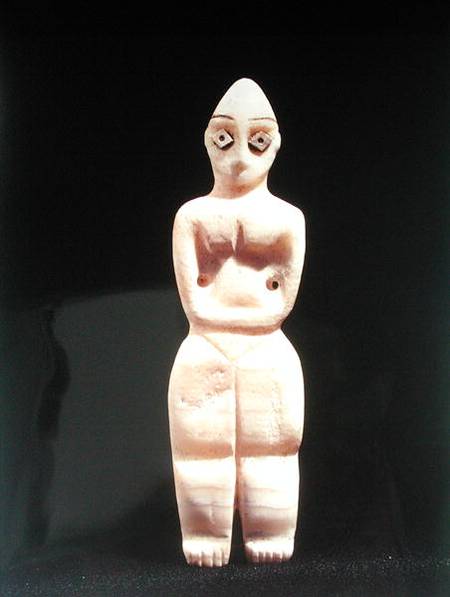 Statuette of a woman, early 4th millennium BC von Mesopotamian